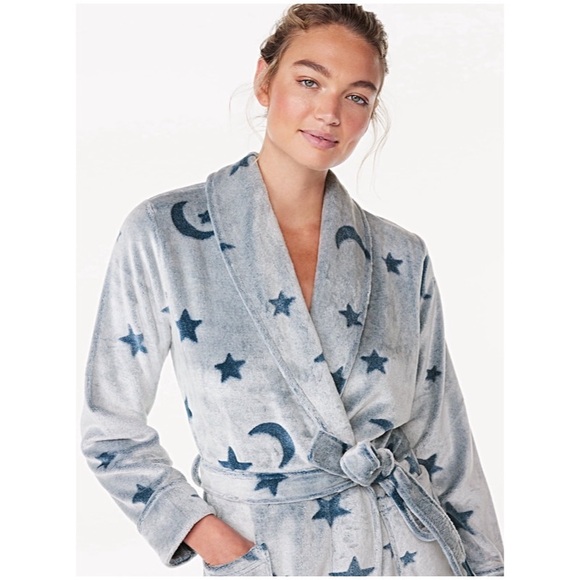 JOYSPUN WOMEN’S PLUSH SLEEP ROBE - Picture 1 of 9